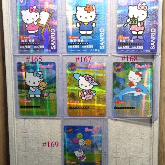 Sanrio Character Hello Kitty Wave 6 Booser Set - 13 Piece With Top Load Sleeve - Picture 16 of 16